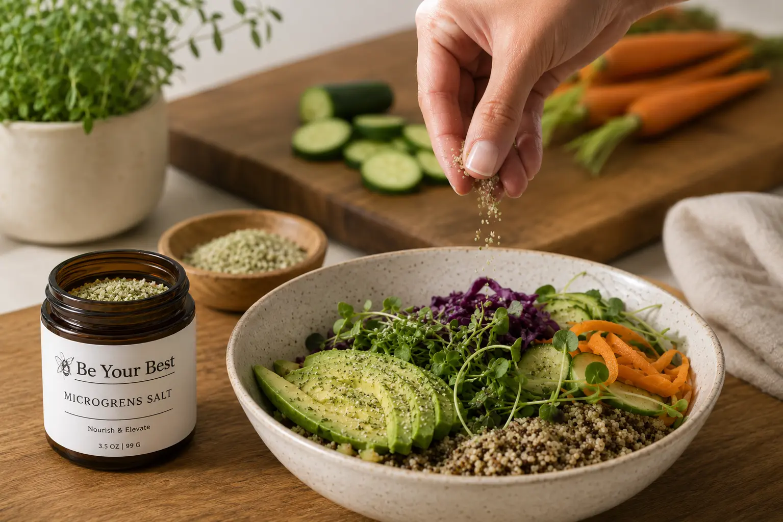 Microgreen mineral salt blend