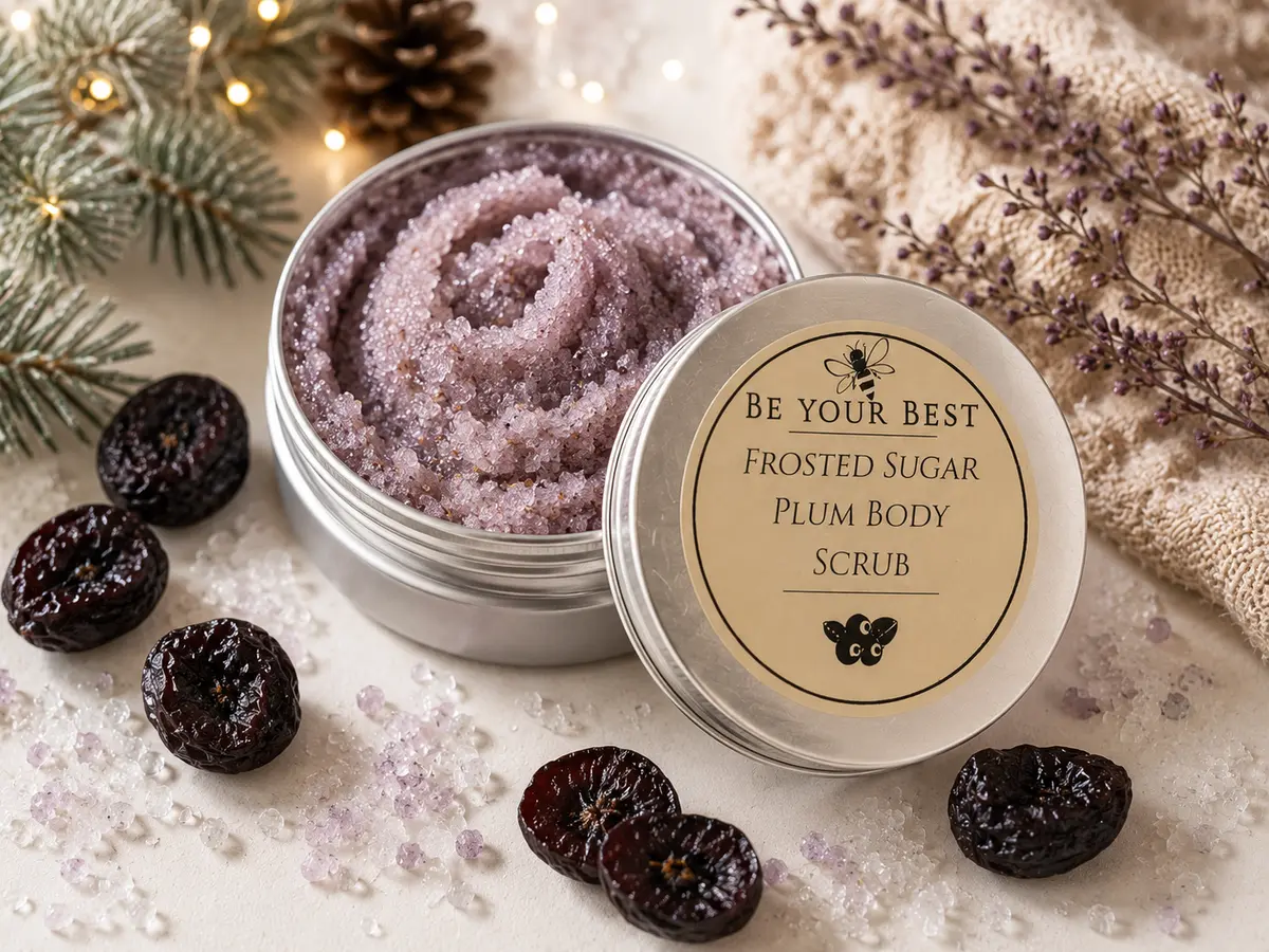 Be Your Best Frosted Sugar Plum Body Scrub